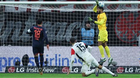 Pech Und Torwart Patzer Eintracht Mit Denkw Rdiger Niederlage Gegen