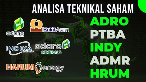 Analisa Teknikal Saham Hari Ini Review Saham ADRO PTBA INDY ADMR HRUM