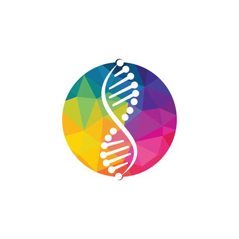 Science Genetics Vector Logo Design Genetic Analysis Research Biotech