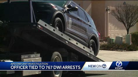 Albuquerque Police Officer On Leave Tied To 767 Dwi Arrests