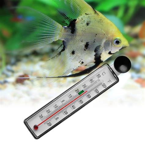 H55A Aquarium Fish Tank Thermometer Glas Meter Wat Grandado