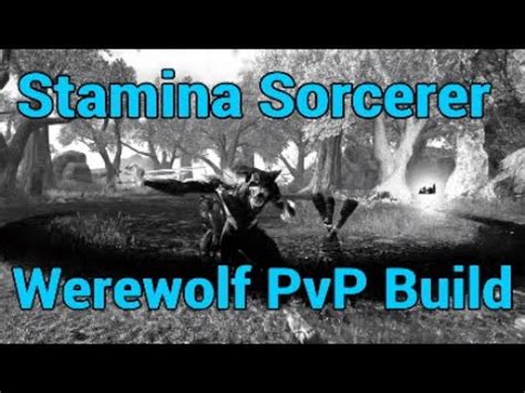 Eso S Werewolf Stamina Sorcerer Pvp Build Greymoor Patch Youtube