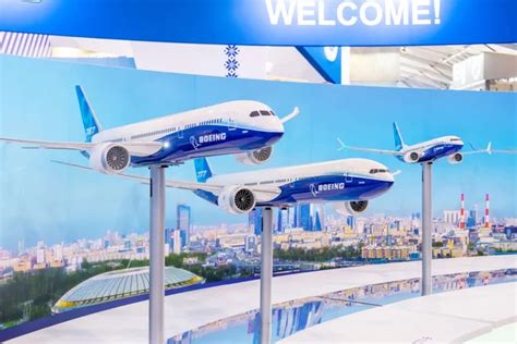 Boeing 787 777 X 737 Max Avi N De L Nea Modelo Dreamliner En El Stand