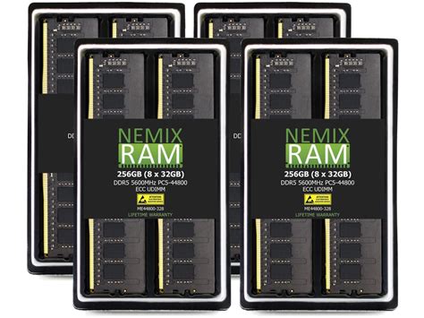 Nemix Ram Gb X Gb Ddr Mhz Pc Ecc Udimm Kit Me