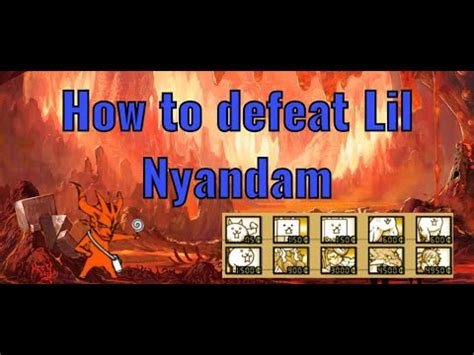 How To Defeat Lil Nyandam With NO UBERS In Battle Cats YouTube