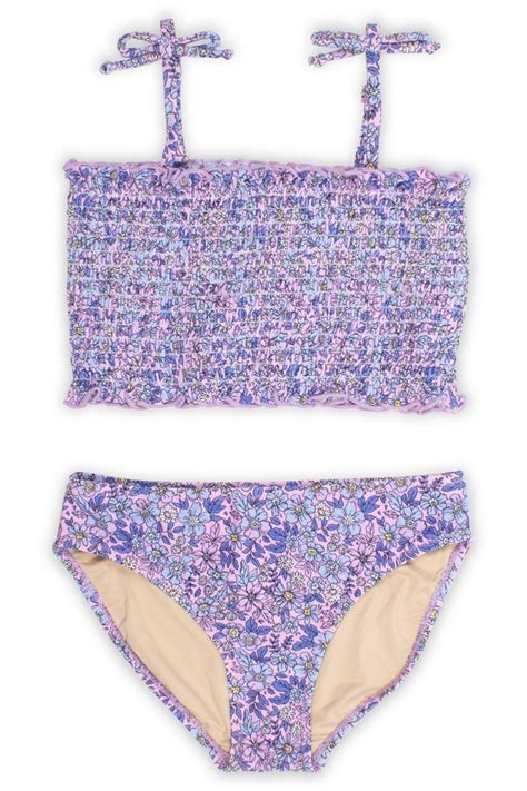 Ditsy Floral Smocked Bikini ShopperBoard