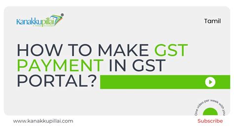 How To Make GST Payment In GST Portal Tutorial GST Payment Live Demo