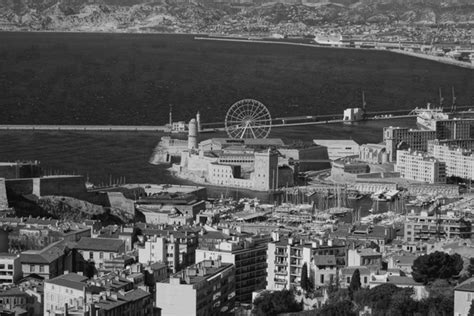 9 Black White Sight Marseille Royalty Free Images Stock Photos