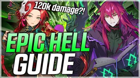 Earth Advent Epic Hell Guide Manual Epic Seven Youtube