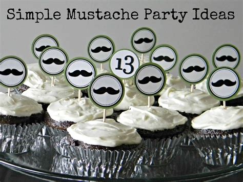 Simple Mustache Party Ideas Organize And Decorate Everything