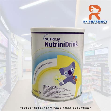 Jual Nutrinidrink Powder Vanilla Gr Shopee Indonesia