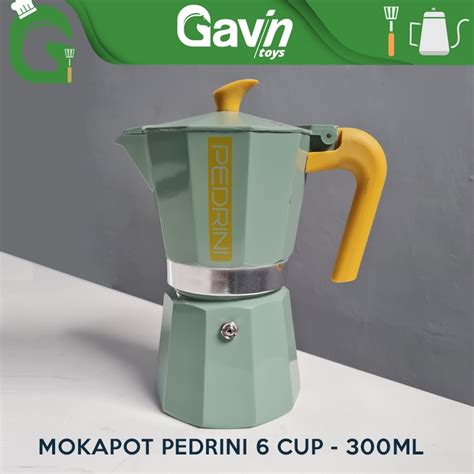 Jual Moka Pot Espresso Mokapot Pedrini 6 Cup My Moka Coffee Maker 300ml