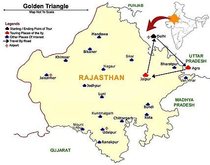 Golden Triangle Maps - India Golden Triangle Google Maps Travel Route ...