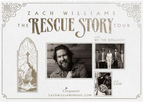 Two Time Grammy Award Winning Artist Zach Williams Drops Rescue Story