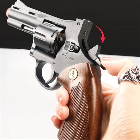 Buy Xyxdhgqd Classic Revolver Soft Bullet Toy Gun Zp Shell Throwing