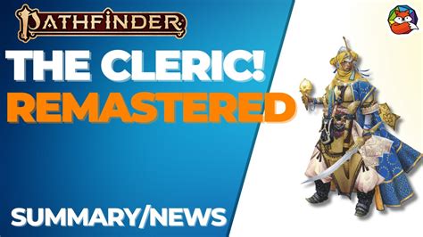 The Cleric Remastered The Changes Coming To The Cleric For Pathfinder