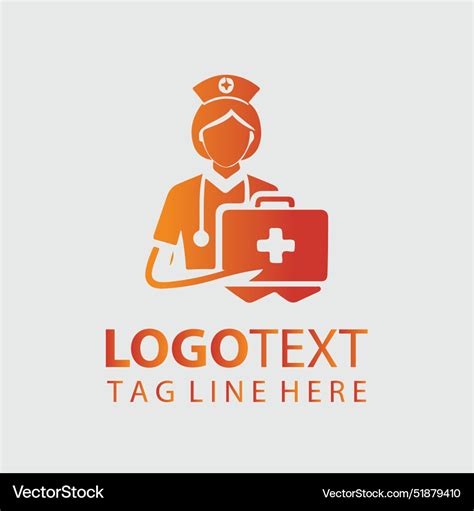 Nurse logo Royalty Free Vector Image - VectorStock