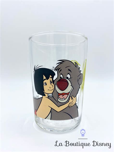 Verre Amora Le Livre De La Jungle Mowgli Baloo Disney Moutarde