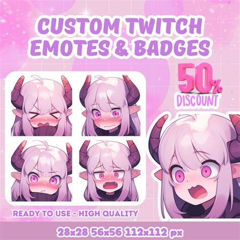 Custom Twitch Emotes Or Kick Emotes Twitch Emoji For Streamer Twitch