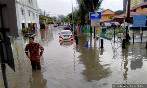 Beberapa Kawasan Di Ipoh Dilanda Banjir Kilat Suara Malaysia