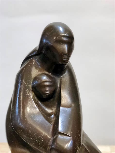 Allan Houser - Almost Asleep by Allan Houser, mother and child bronze ...