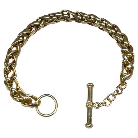 Heavy Vintage Pomellato K Gold Chain Link Bracelet At Stdibs