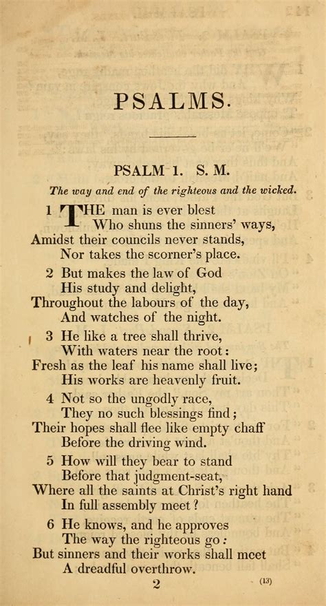 The Psalms And Hymns With The Catechism Confession Of Faith And Liturgy Of The Reformed