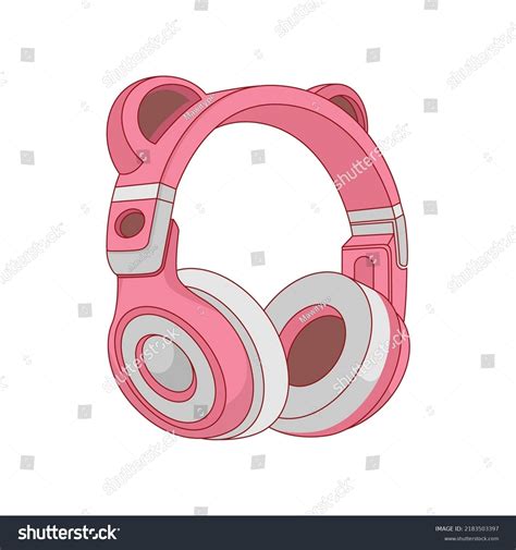 Cute Headphone Cartoon Icon Illustration Stock Vector Royalty Free 2183503397 Shutterstock