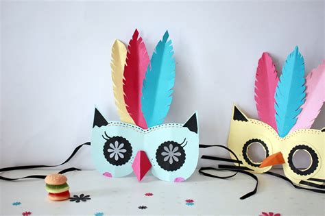 Tutoriel DIY Les Jolis Masques En Papier