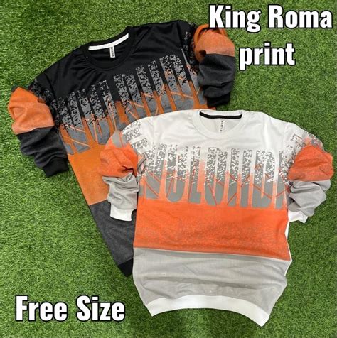 Printed Cotton 160gsm King Roma Print Men T Shirt Round Collar At Rs