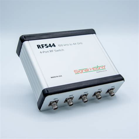 RFS44 — 100 kHz to 44 GHz 4-Port RF Switch | SignalTronics