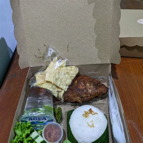 Paket Nasi Box Nila Bakar Goreng