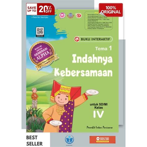 Jual Buku Pr Lks Indahnya Kebersamaan K13 SD MI Kelas 4 Tema 1 Semester