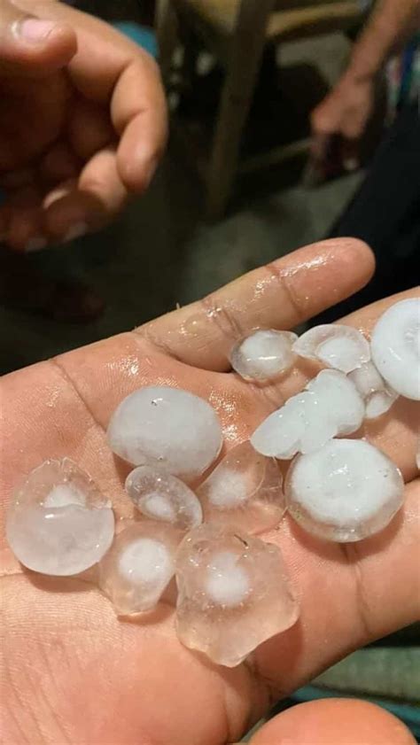 Granizada Sorprende A Habitantes De Mundo Nuevo