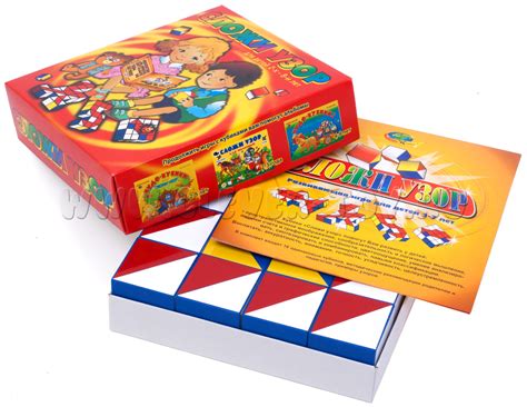 Кубики Никитина Сложи узор (от 2-х до 8-и лет, пластик) Корвет купить в ...