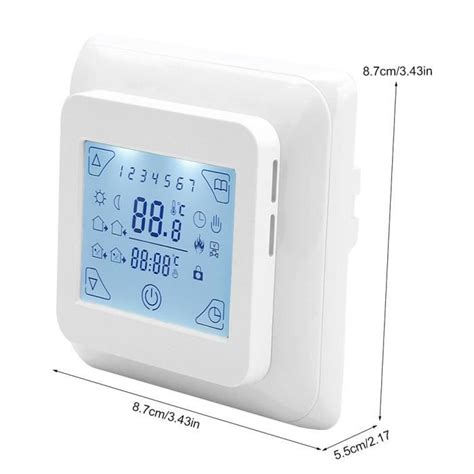 YOSOO thermostat numérique LCD Régulateur de température du thermostat