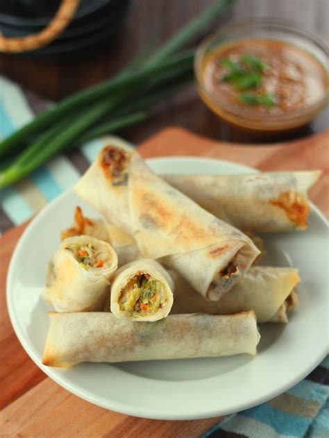 Baked Vegetable Spring Rolls Connoisseurus Veg