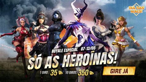 Novo Sorte Royale Especial Do Dia Das M Es S As Hero Nas Freefirenews