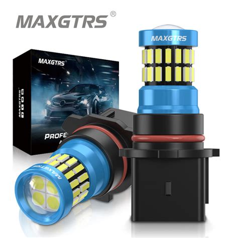 MAXGTRS 2X P13W SH23W PSX26W 4014 3030 Led DRL Auto Fog Lamps Canbus