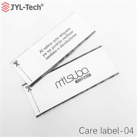 Uhf Impinj Monza R Rfid Care Label Tag Inlay For Warehouse