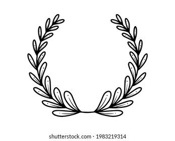 Hand Drawn Flower Sketch Line Art Stock Vector Royalty Free