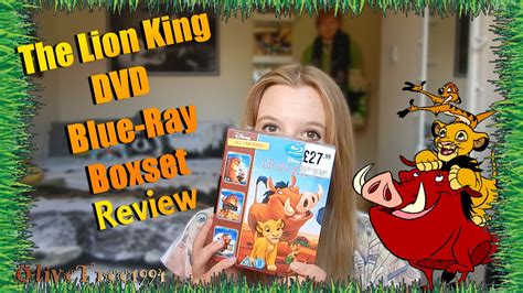 The Lion King DVD Blu Ray Boxest Unboxing And Review YouTube