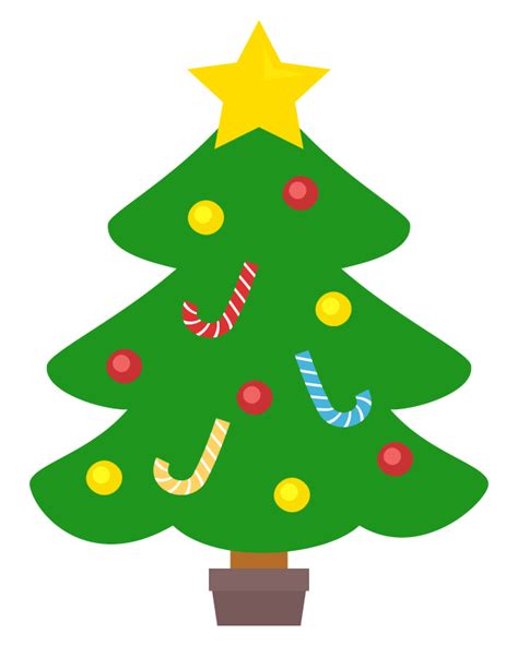 クリスマスツリーのイラスト 無料のフリー素材 イラストエイト