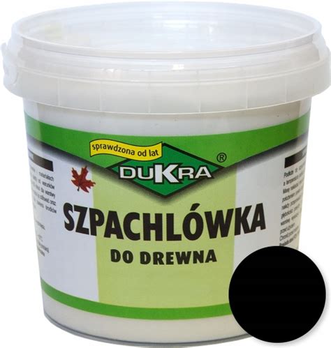 Szpachlówka do drewna szpachla 200g CZARNA SZPACHLA DO DREWNA DUKRA