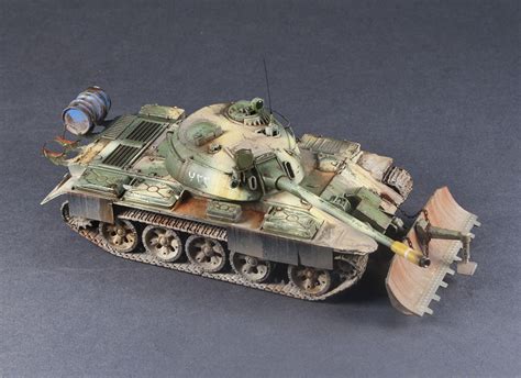 T-55 with BTU-55 (Iraq) — Каропка.ру — стендовые модели, военная миниатюра
