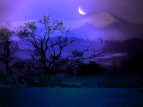 Wallpaper Pemandangan Bulan Andira Gambar