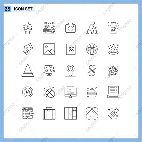 Universal Symbols Vector Art Png Universal Line Signs Symbols Of