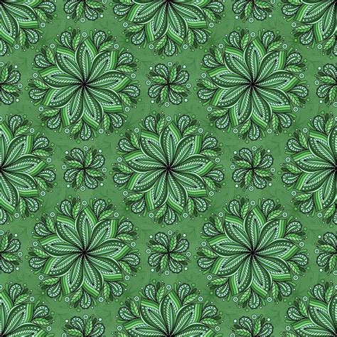 LIGHT GREEN SEAMLESS VECTOR BACKGROUND WITH PAISLEY PATTERN 8171978