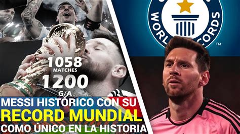 Record Historico De Messi Siendo El Unico Jugador En La Historia En