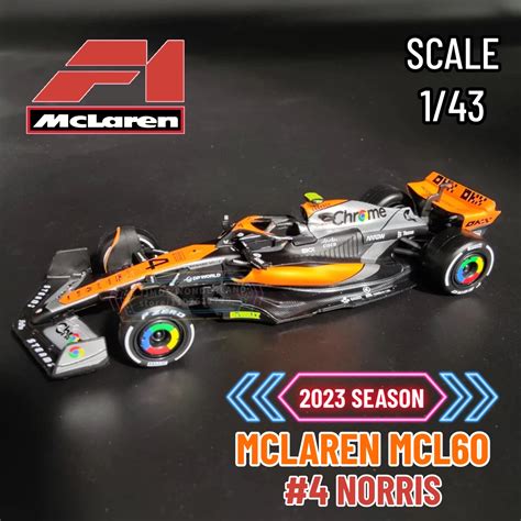 Bburago 1 43 2023 Mclaren Mcl60 Replik F1 Rennwagen Modell Miniatur